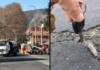Cruce en el Concejo por el deterioro que muestran las calles a pocos días de ser repavimentadas