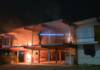 Las imágenes del simulacro de incendios en el Hotel La Cuesta que sorprendió a los vecinos